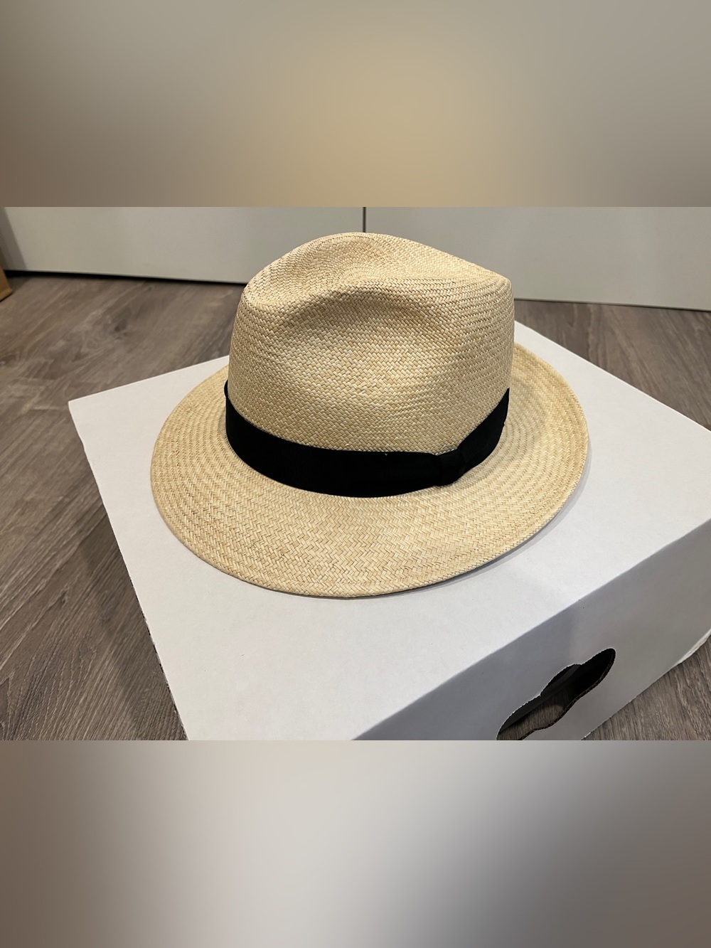 Mauser Torino Panama Hat, Handwoven in Ecuador, Size 59